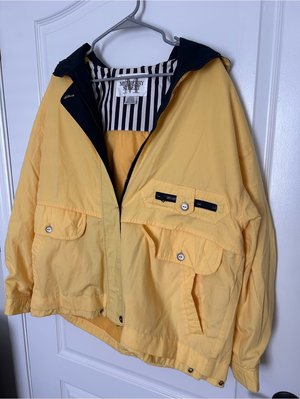 Mulberry Street Women's M Vintage Windbreaker/Raincoat